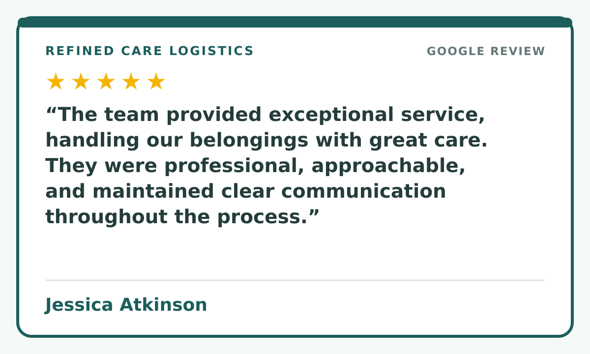 Five-star Google review from Jessica Atkinson